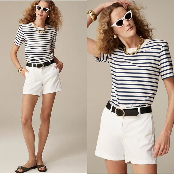 NWT J CREW 5" stretch chino short in white - Picture 1 of 8